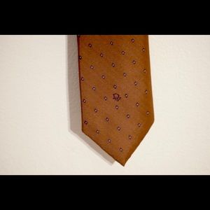 Brown Dior Neck Tie